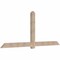 Ekena Millwork Eugene Smooth Timber Gable Bracket, Douglas Fir, 108"W x 45"H x 3 1/2"D x 5 1/2"F, 10/12 Pitch GBW108X45X0406EUG00SDF - alternate 3
